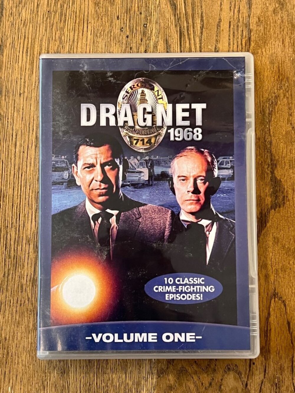 Dragnet 1968 Movie DVD Volume One Crime Jack Webb 10 Classic Episodes